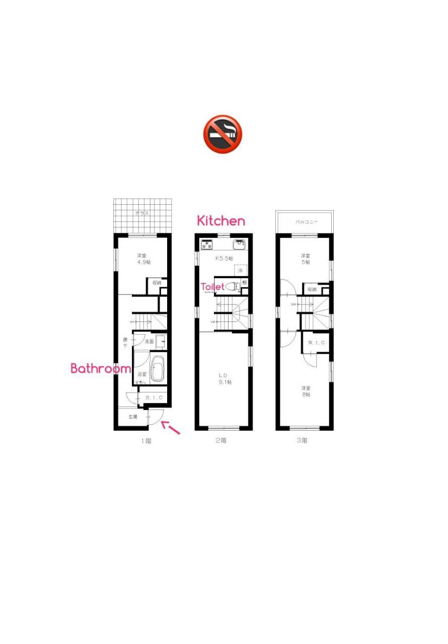 Alo Bnb 1 - Near Ueno, Akihabara, Asakusa - Self Check-In طوكيو المظهر الخارجي الصورة
